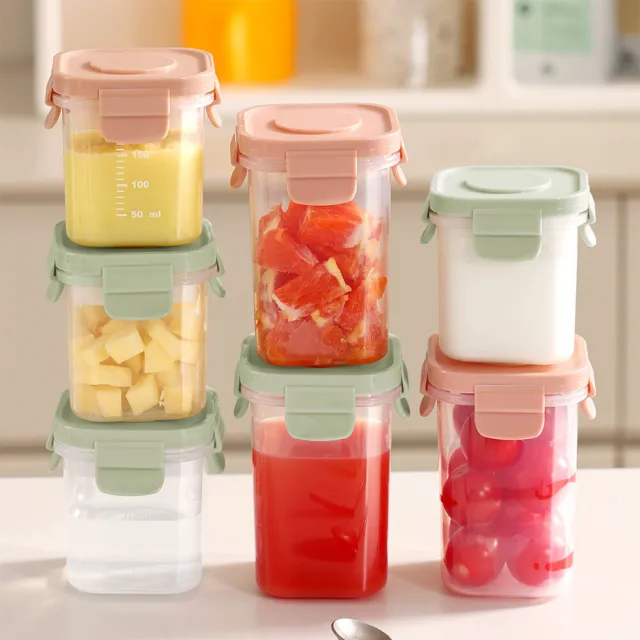 Plastic Food Storage Box Sealed Food Organizer Portable Washable for Outdoor Use