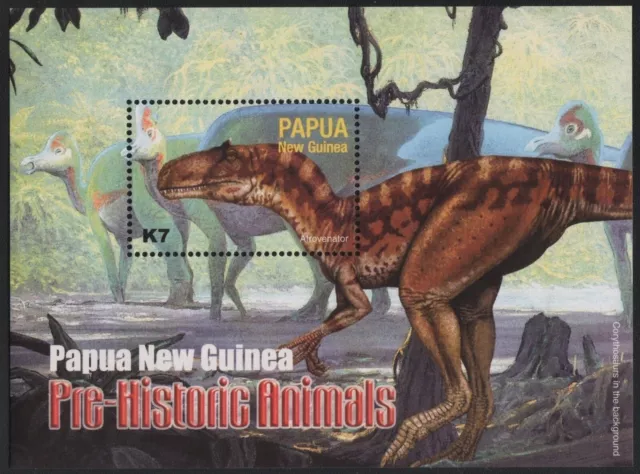 Papua-Neuguinea 2004 - Mi-Nr. Block 28 ** - MNH - Dinosaurier / Dinosaurs