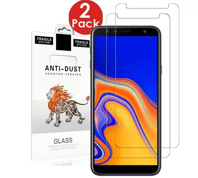 Protector de pantalla de vidrio templado móvil para Samsung Galaxy J4 Plus y J6 Plus