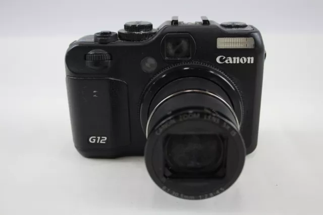 Canon Powershot G12 Digital Compact Camera w/ Canon 5x IS Zoom Lens