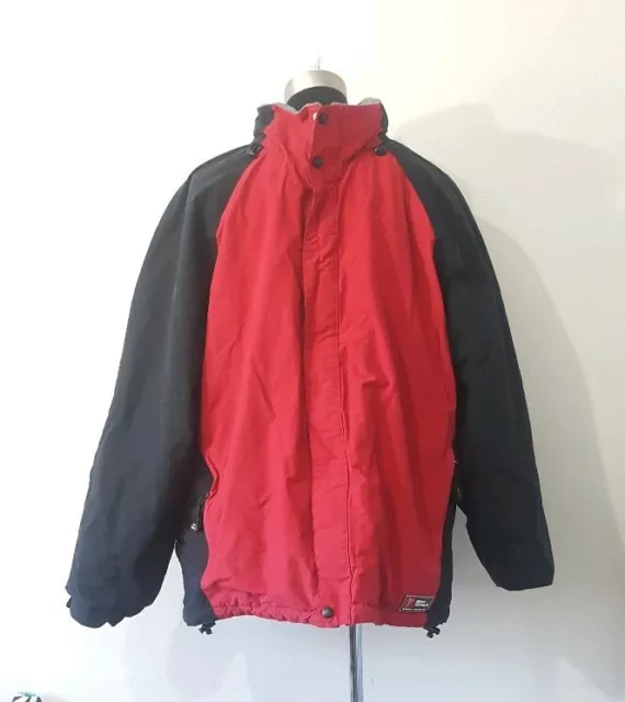 Zero Xposur Element Protector Coat Red Navy Fleece Lined Jacket Men's Size XL
