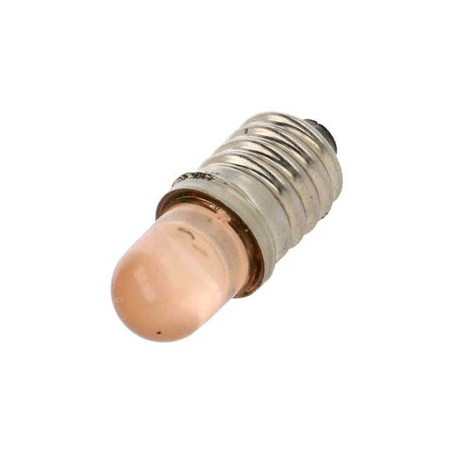 Luci LED LO-E10-230AC arancioni E10 230VAC 150-170mcd POLLAM-ELTA