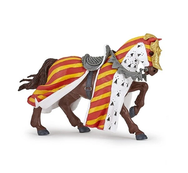 Papo 39945 Tournament Horse 5 1/2in Knight And Castles