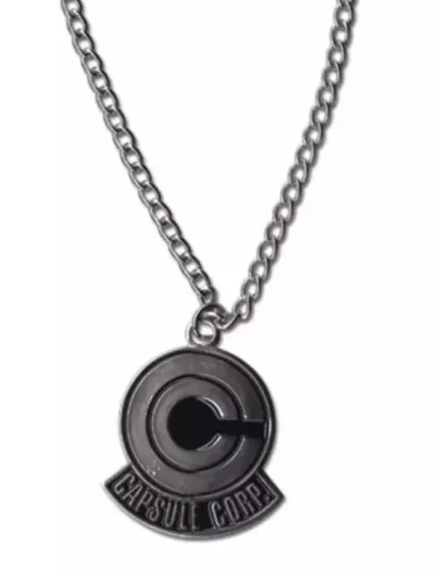 Dragon Ball Capsule Corp Corporation Bulma Necklace Metal Dbz Cosplay Sealed New