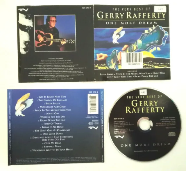 1995 Gerry Rafferty The Very Best Of One More Dream UK CD Pop Rock Music (L10)
