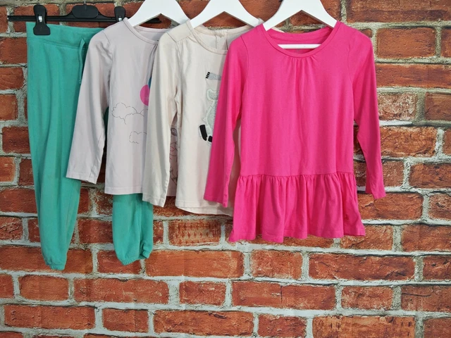 Girls Bundle Aged 4-5 Years 100% Gap Long Sleeve T-Shirt Jogger Polar Bear 110Cm