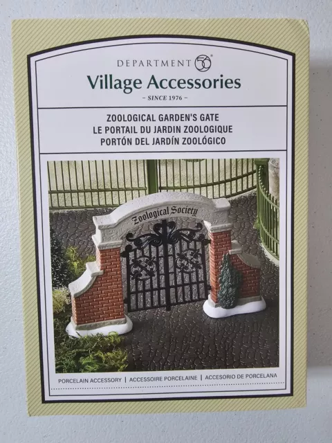 Dept 56 Dickens "Zoological Garden's Gate" 6011451 New * Free Shipping