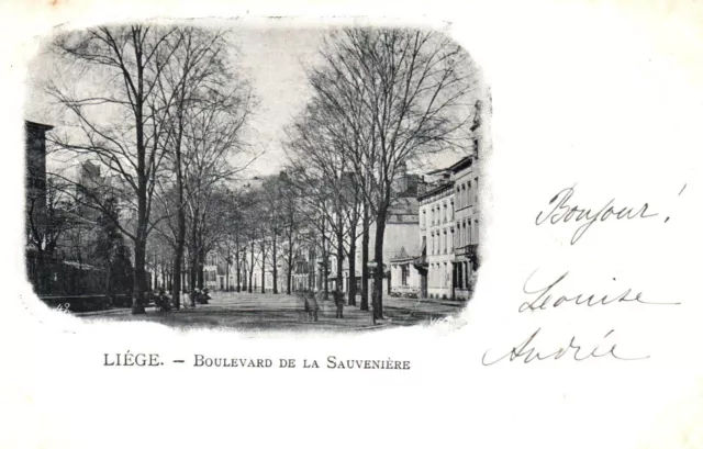 CPA  LIEGE - Boulevard de la Sauvenière