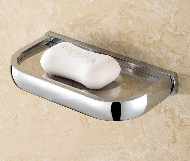 Chrome Brass Wall Mounted Soap Dish Holder Bathroom Accessories Lba837