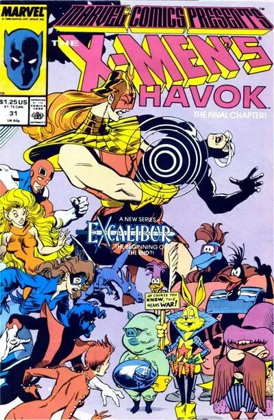 Marvel Comics Presents #31 9.2 (W) NM- Excalibur 1989 STOCK IMAGE