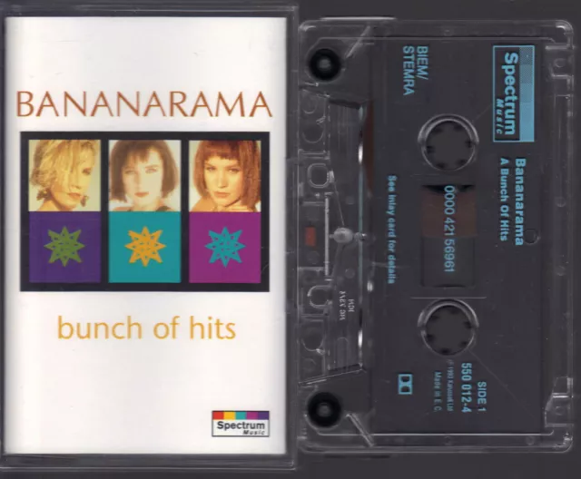 Bananarama Bunch Of Hits (Love In The First Degree etc) Cassette MC Kassette 044