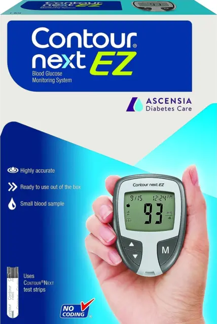 Glucometer Blood Sugar Monitoring Device Diabetic Test Glucose Kit Starter Pack