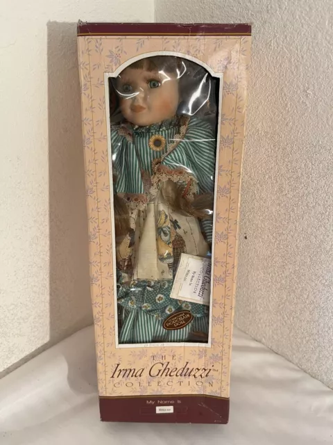 Irma Gheduzzi Collection Brenda Kay Porcelain Doll New In Box