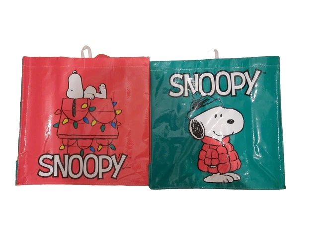 TESCO SNOOPY SHOPPING Tote Bag Retro Design Reusable Shopping Bag