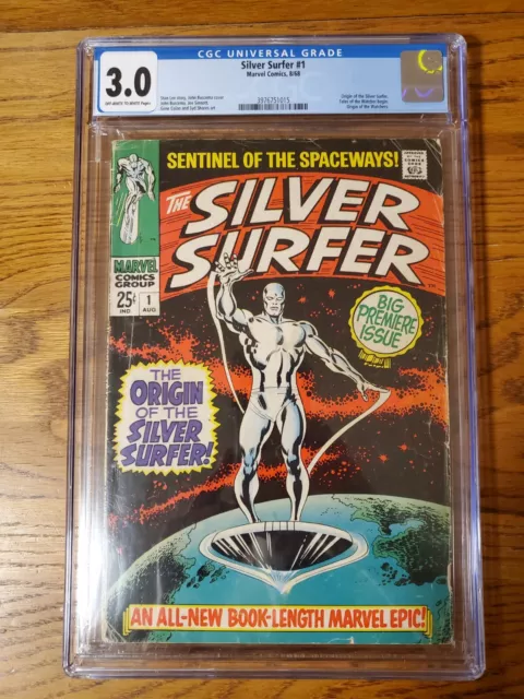 1968 silver surfer #1 cgc 3.0