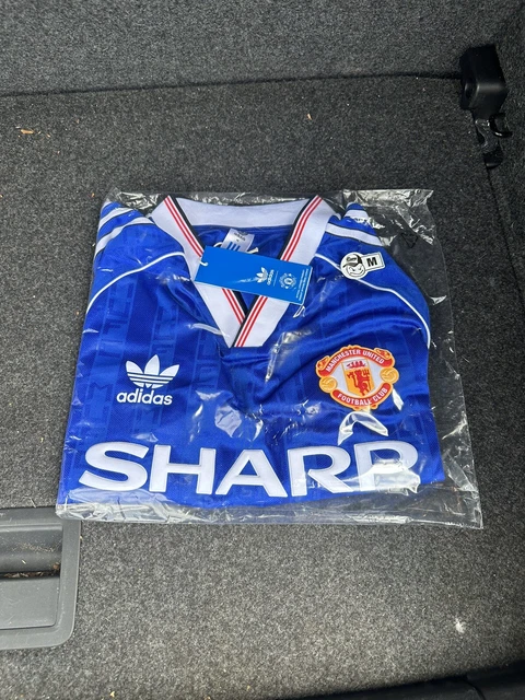 Drama calls X Man United Adidas Football Jersey ⚽️ Size Medium 👕 | in Hand 🔥🚚