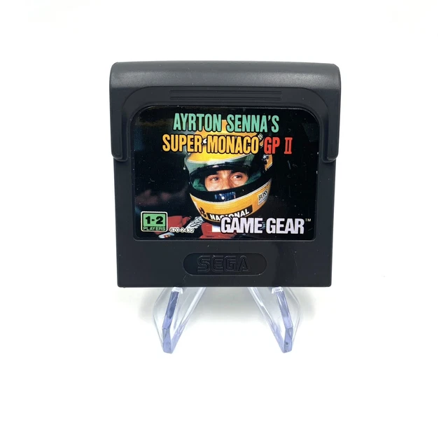 Jeu SEGA Game Gear Ayrton Senna Monaco (1991) - Très Bon état Complet