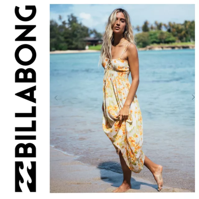 Bnwt Billabong New Season Utopia Maxi Dress (Large/12) Rrp $119.99