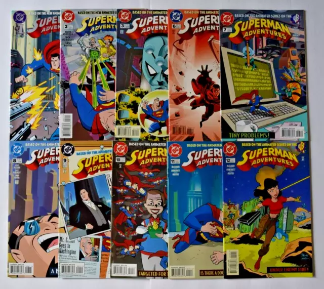Superman Adventures 61 Issue Comic Run 1-65, Ann. 1, Vs Lobo 1 (1996) Dc Comics