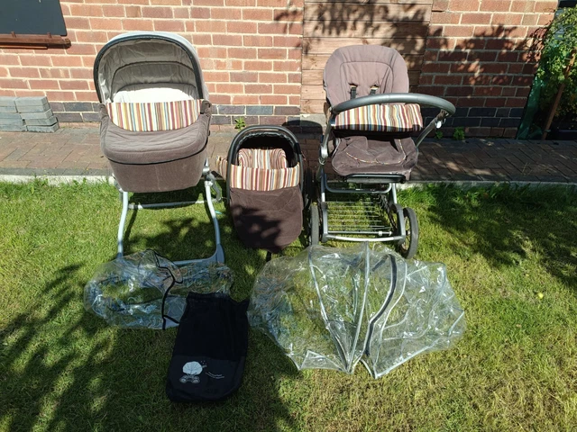 Mamas And Papas Travel System Carrycot Pushchair Car Seat