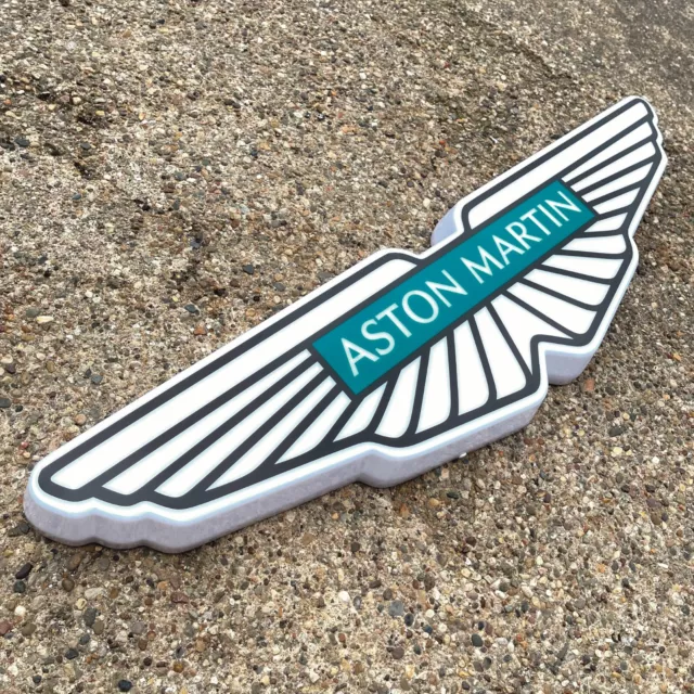 Aston Martin Led Illuminated Light Box Garage Sign Petrol  Automobilia Db11