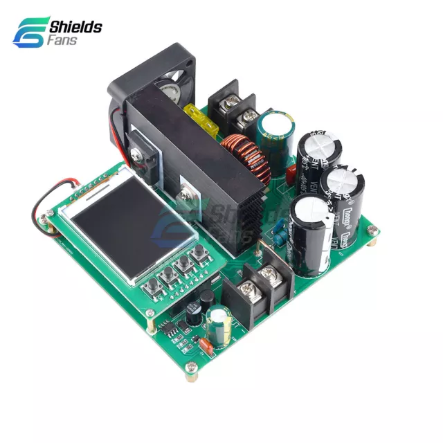 DC 900W 0~15A CC CV LCD Display 8V~60V CNC Boost  Step UP Power Converter Module