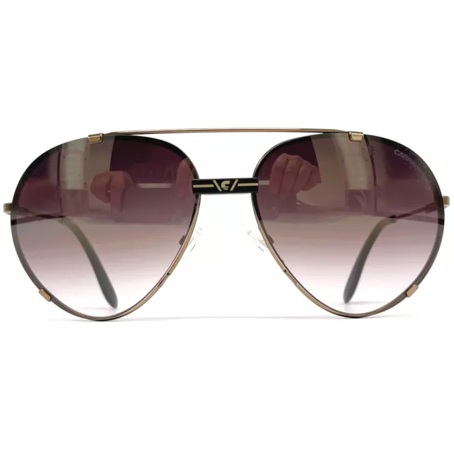 NOS vintage CARRERA 80 sunglasses - Italy 90s - Large - ORIGINAL - Gold/Mirrored