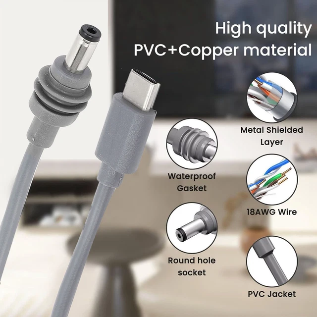 SATELLITE CABLE 18AWG Copper Conductor Plug And Play Power Cable 15m 49 ...