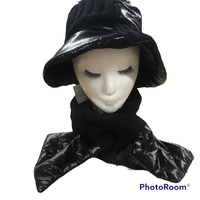Set cappello e sciarpa Alex Max nuovi con etichette nero
