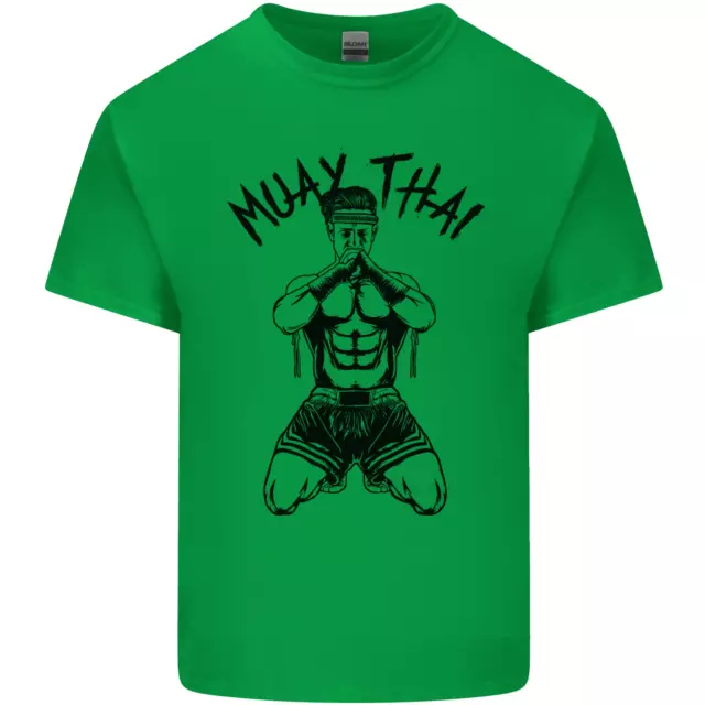 T-shirt top Muay Thai Fighter arti marziali miste MMA da uomo cotone 9