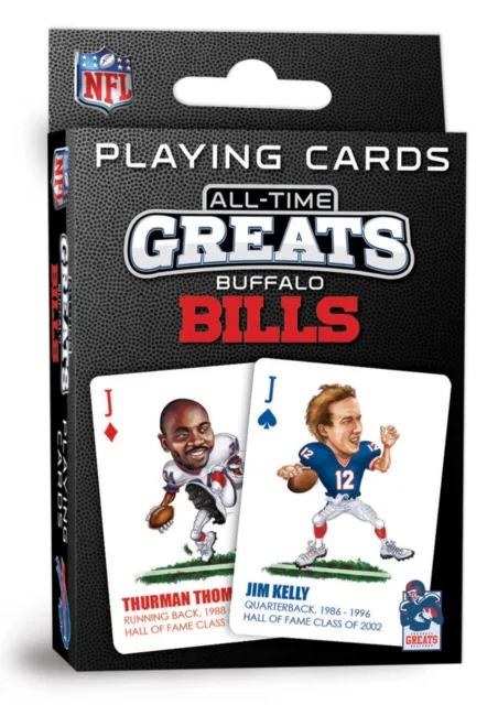 Buffalo Bills All Time Greats Playing Cards