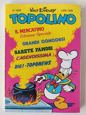 Topolino libretto n. 1689 del 10 Aprile 1988 - Walt Disney Italia - Ottimo