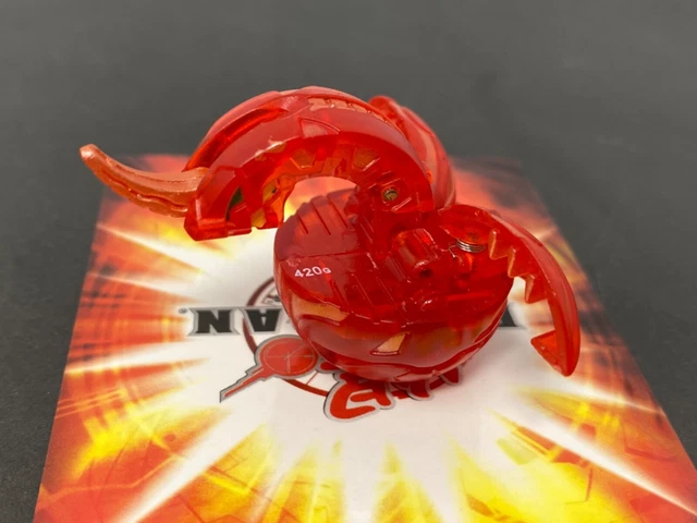Bakugan | Dragonoid B1 420g Translucent Red Pyrus | Battle Brawlers | RARE