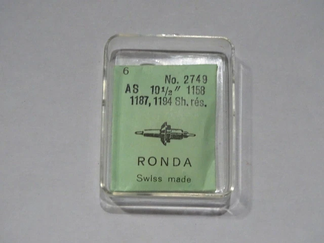 PIECE HORLOGERIE 1 AXE DE BALANCIER POUR ETA 10 1/2 2390 2391 (Vir. 60) annul