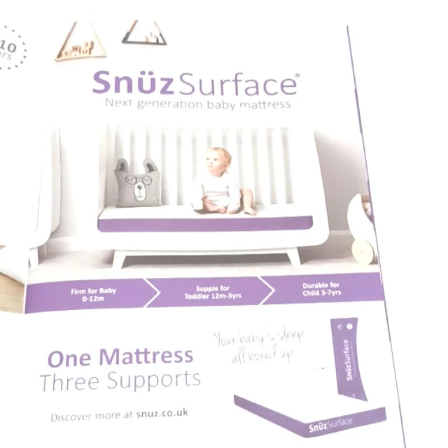 SnuzPod 3 Beistellbett Matratze Babymatratze Bett Auflage weiß