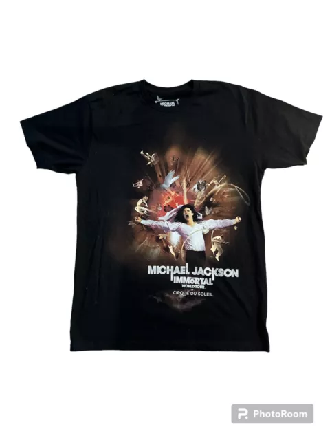 Michael Jackson The Immortal World Tour Cirque Du Soleil T Shirt L