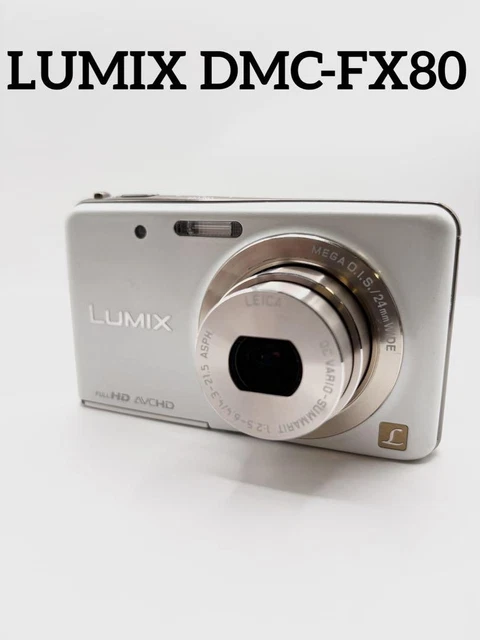 LUMIX DMC-FX80 FULL Hd Compact Digital Camera White $289.60