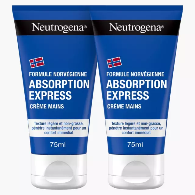 Neutrogena Formule Norvégienne Crème Maines Absorption Express, 2 X 75Ml 2