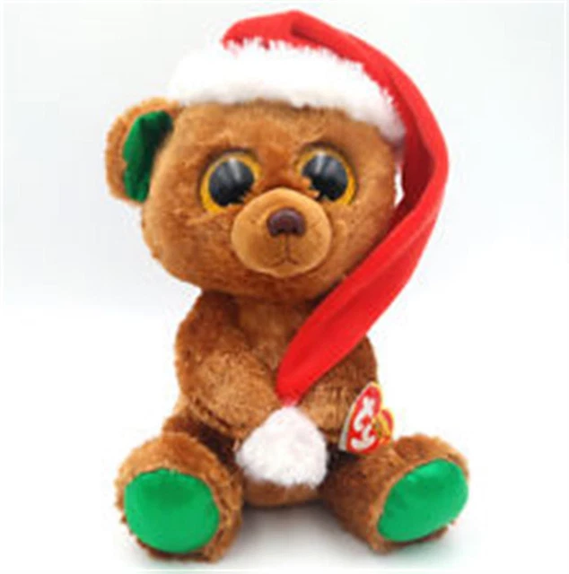 Ty Beanie Boo  Nicholas   Christmas Bear Walgreens Excl.mwmt  6 Inches   Ih