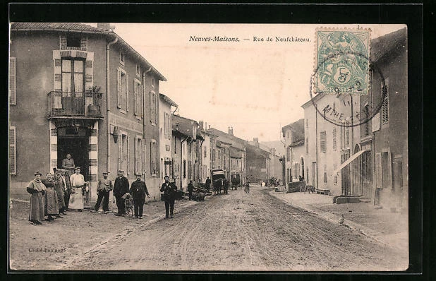 CPA Neuves-Maisons, Rue de Neufchâteau