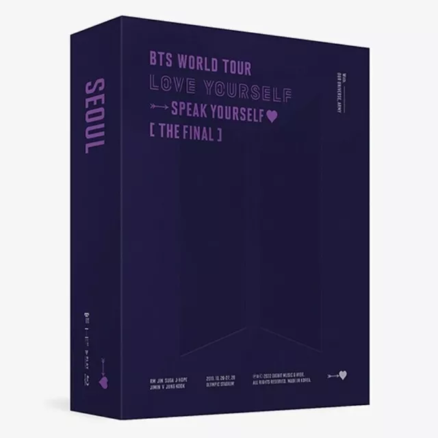 BTS WORLD TOUR 'LOVE YOURSELF:SPEAK YOURSELF' [THE FINAL] BLU-RAY+Pre-Order