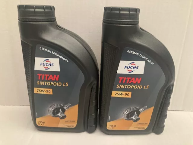 12,90€/l Fuchs Titan Sintopoid LS SAE 75W-90 2 x 1 L Limited Slip Getriebeöl