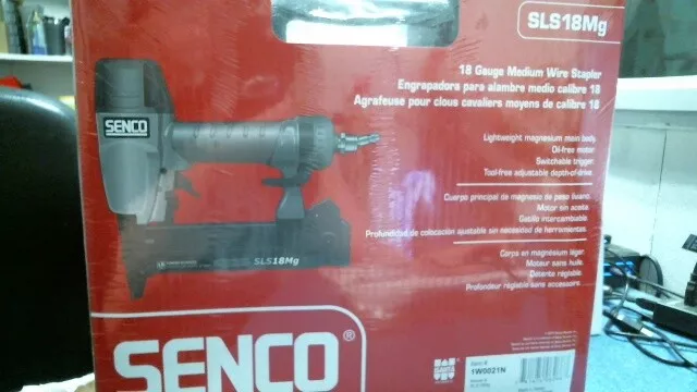 Senco 18 Ga. Medium Crown 1/4 in. Finish Stapler   (1W0021N)  FS