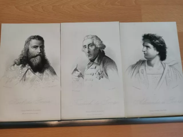 Lithographie 1878 Kupferstich Holzstich Original Sammlung Karl Größe Aleksander