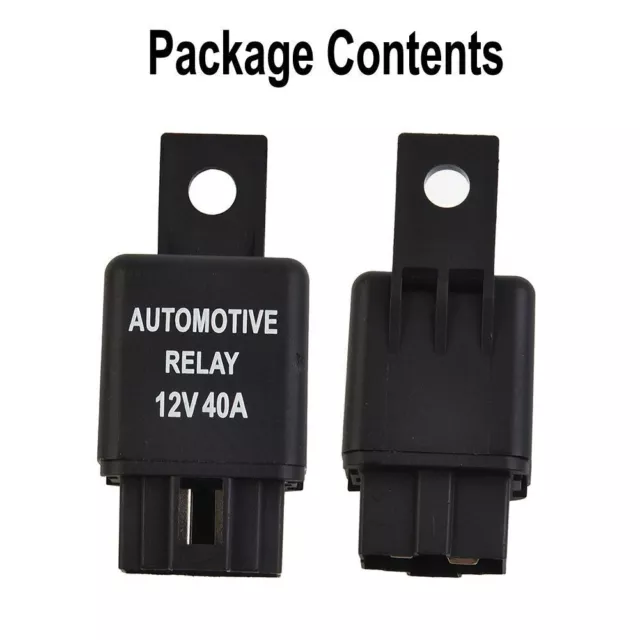 1X DC12V 40A 40 AMP 4 Pin.SPST Car Auto Automotive Van Boat Bike Alarm Relay