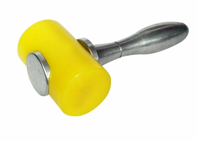 Martillo de nailon para tallado artesanal de cuero tipo T, martillo con...
