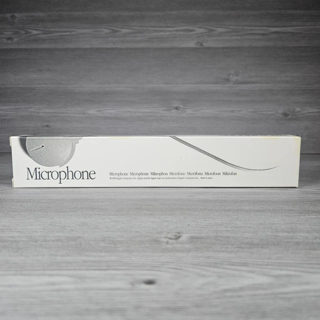 1990 APPLE COMPUTER Microphone Macintosh Vintage (Box Only) 1.98