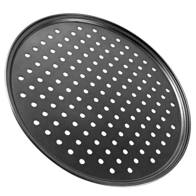 Runde Perforierte Pizzapfanne Aus Aluminiumlegierung, 30 Cm Ø – Für Pizza, Kuchen & Brot – Backfest & Verschleißfest