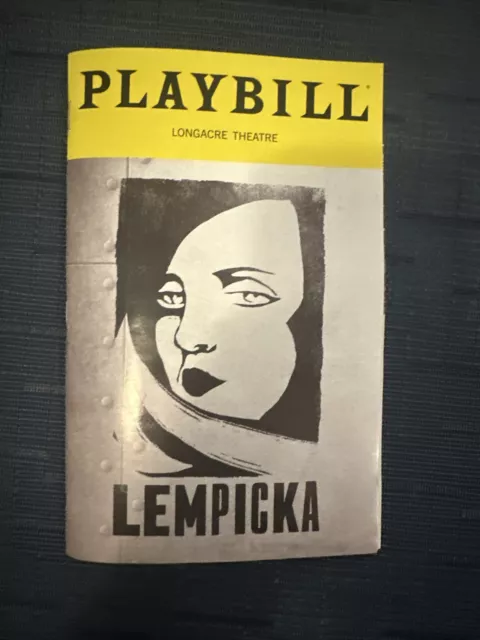 Lempicka The Musical Broadway Playbill