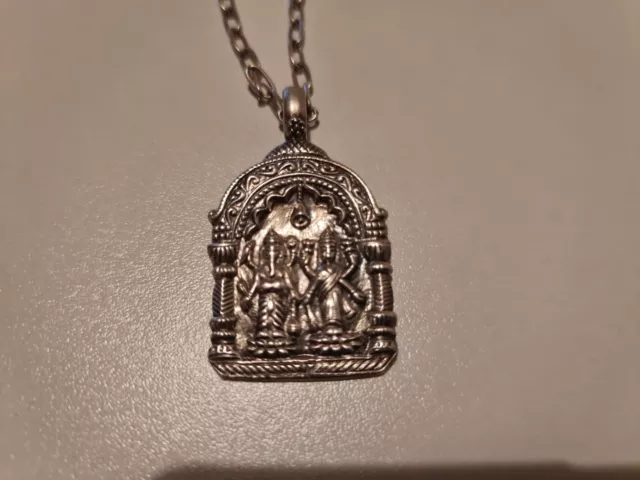 Ganesha Anhänger Silber mit Kette